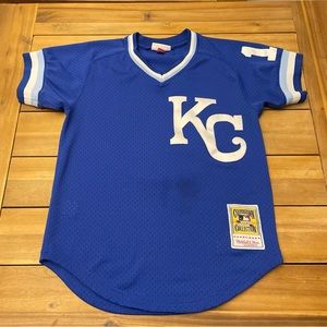BO JACKSON KANSAS CITY ROYALS MITCHELL & NESS BATTING PRACTICE JERSEY 36 S